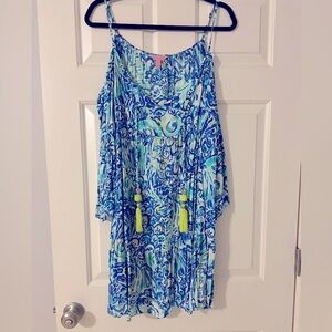 Adorable LILY PULITZER flutter sleeve dress!!